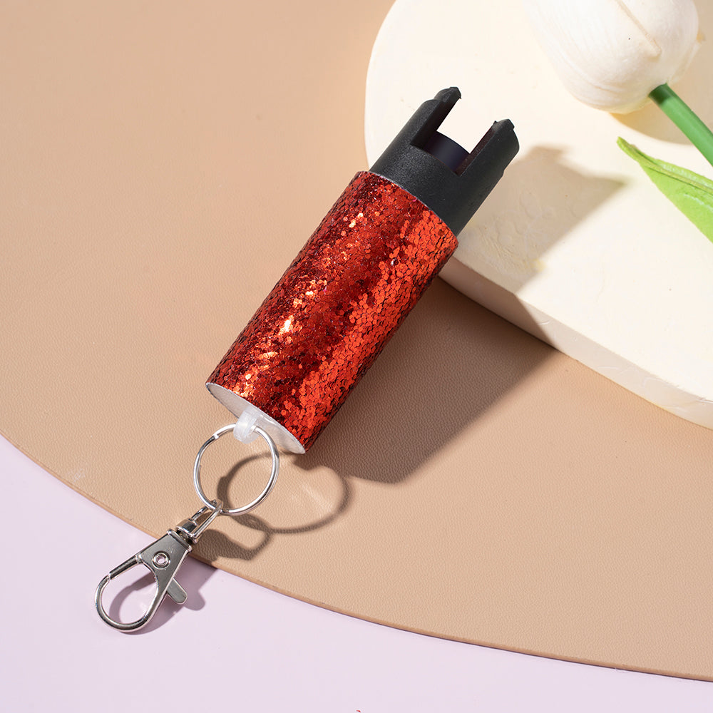 Wholesale Portable Push-on Glitter Sequin Keychains ACC-KC-ZhiYa061