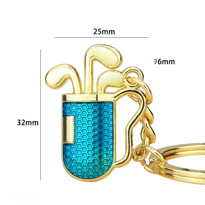 Wholesale Golf Ball Keychain 2D Key Ring Creative Keychain ACC-KC-XunXin005