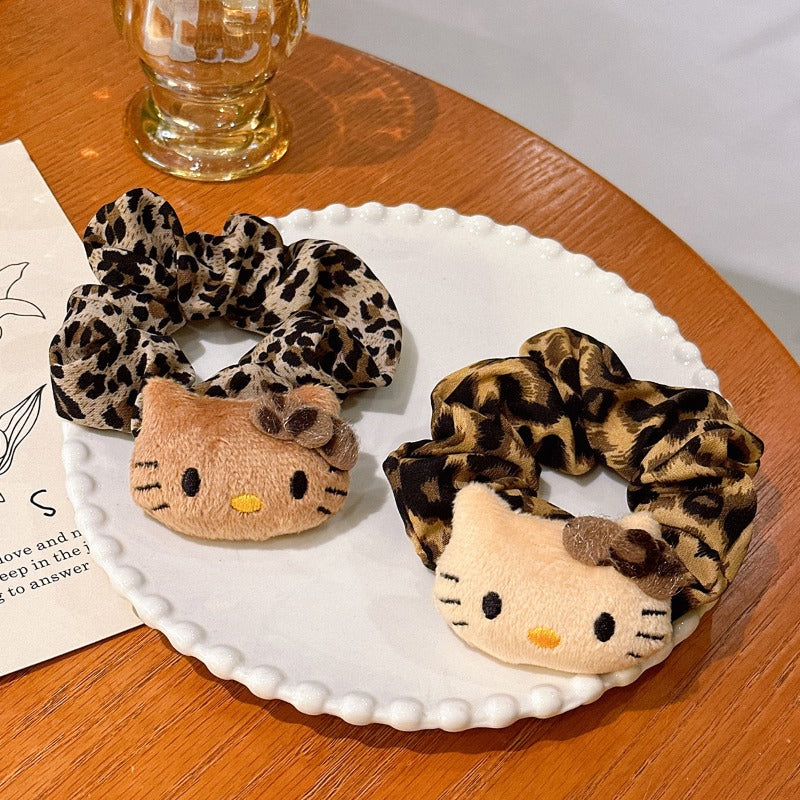 Wholesale Leopard Print Cat Hair Scrunchies ACCVIP-HS-Huidi017