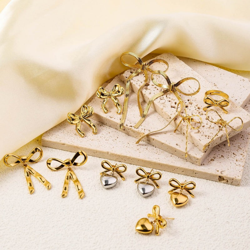 Wholesale Love Mirror Tassel Stainless Steel Earrings ACC-ES-RuiX009