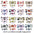 Wholesale 128pcs Rugby Team UV DTF Cup Wraps for Mini Tumbler Cup Keychains Accessories DIY Gift Cup Sticker Gift ACC-UDW-OSM018