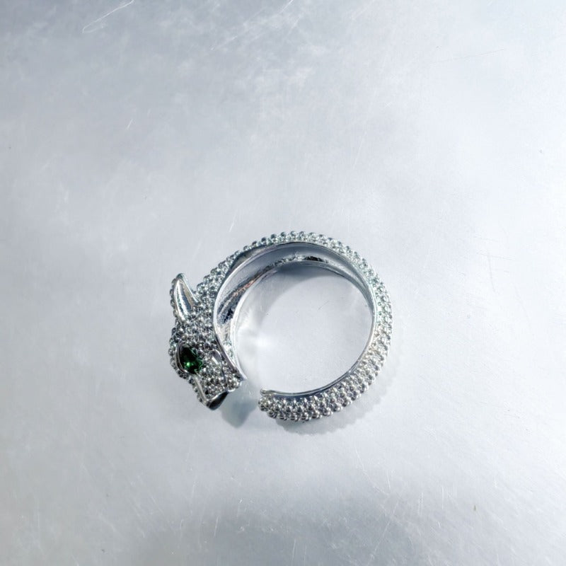 Wholesale Leopard Head Full Diamond Ring ACC-RS-Nisen007