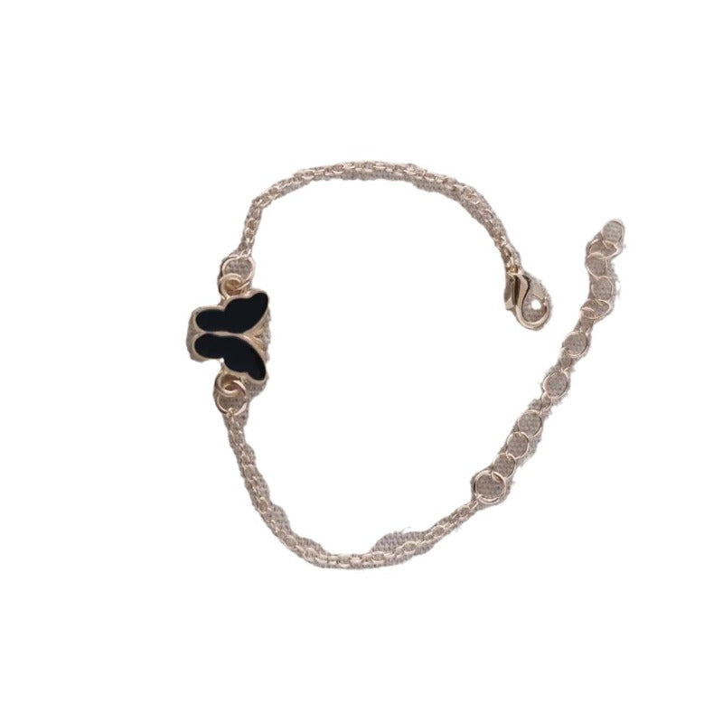 Wholesale Alloy Oil Drop Butterfly Bracelet ACC-BT-AnHe002