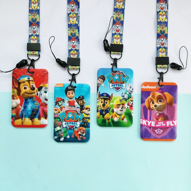 Wholesale Anime Cute Puppy Card Holder Floating Lanyard Keychain ACCVIP-KC-AShi002