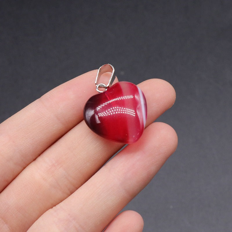 Wholesale Agate Colored Love Pendant ACC-PT-KeSuo006