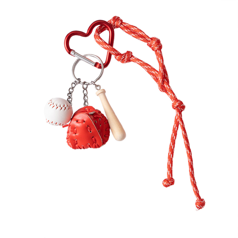 Wholesale Alloy Color Rope Baseball Set Creative Mini Pendant Keychain Shoulder Bag ACC-KC-ZhiYa068