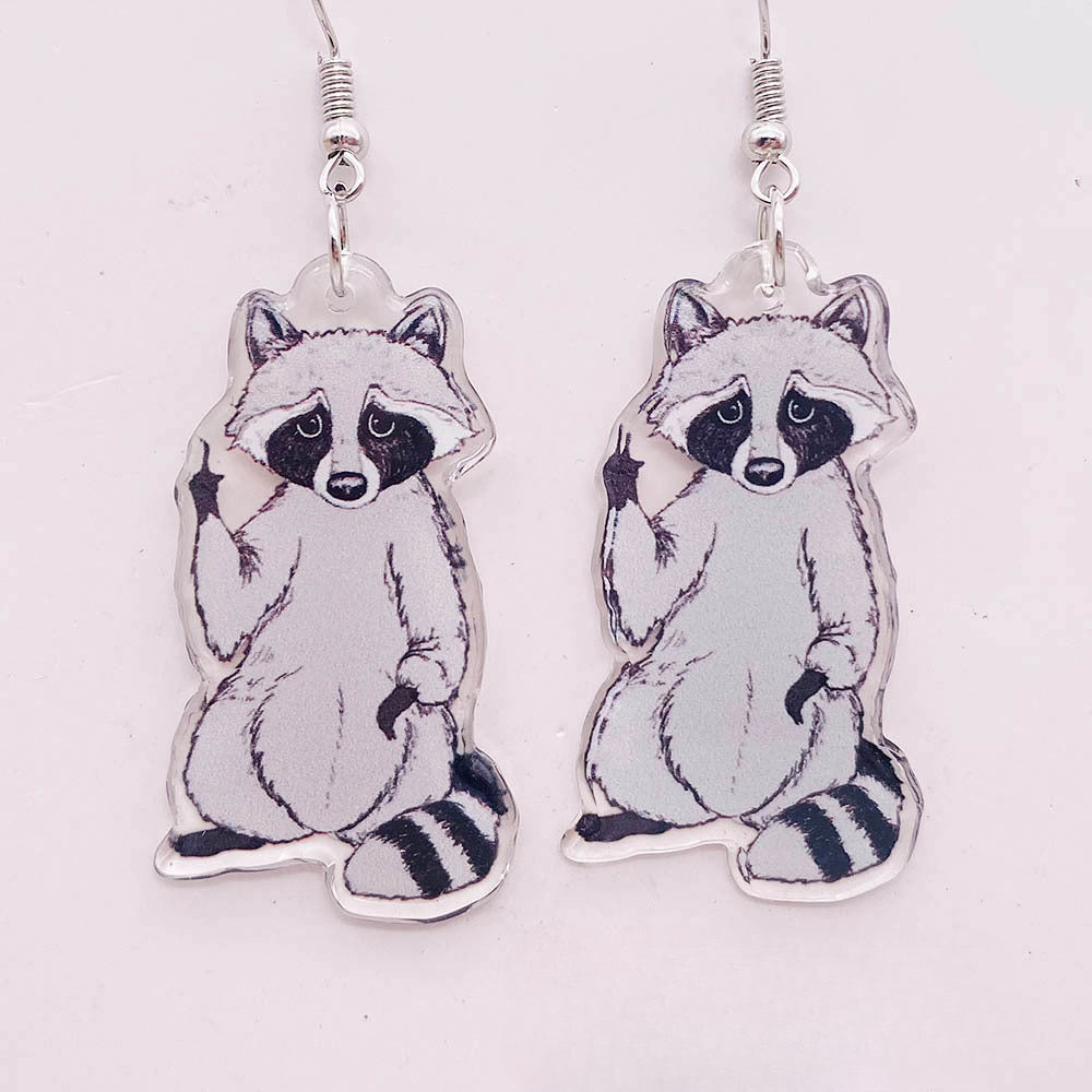 Wholesale Halloween Pumpkin Acrylic Drop Earrings ACC-ES-Chengy003