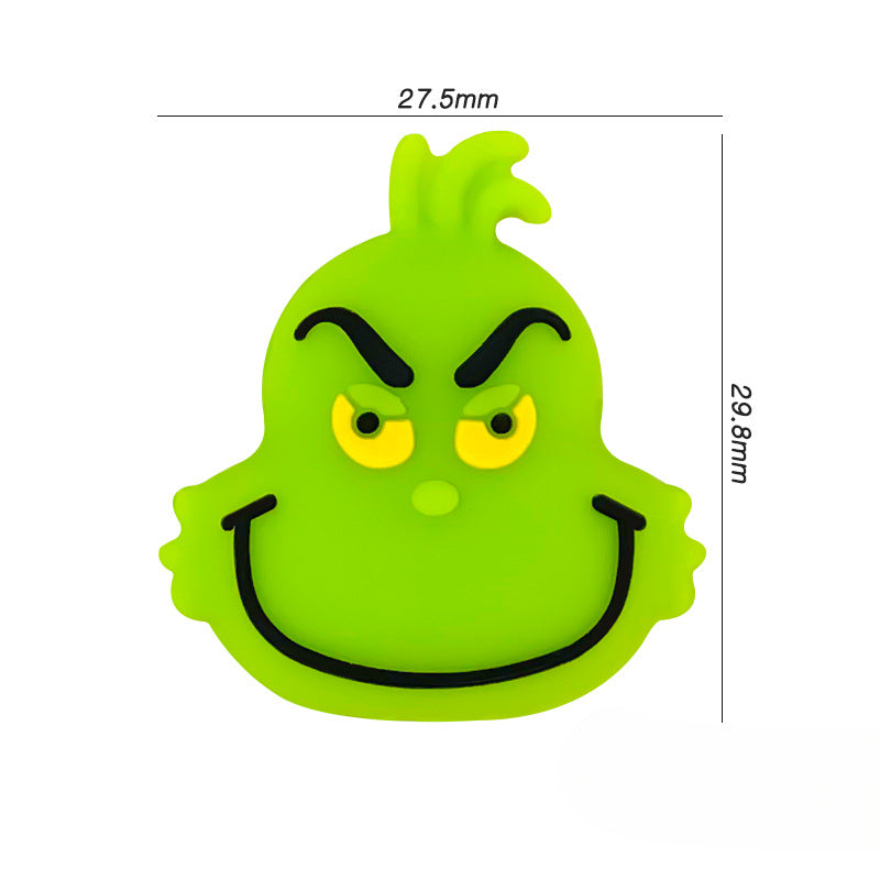 Wholesale 10pcs Silicone Cartoon 3D Focal Beads ACC-BDS-WDX232