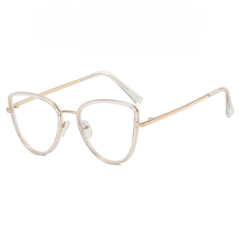 Wholesale Optical Glasses for Women Retro Plain Glasses Anti-blue Light Glasses Vintage ACC-SG-Dingc007