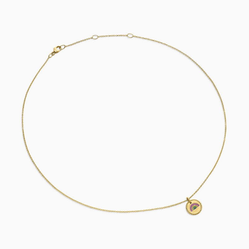 Wholesale Stainless Steel Fan Rainbow Necklace Sweater Chain ACC-NE-XuanChi008