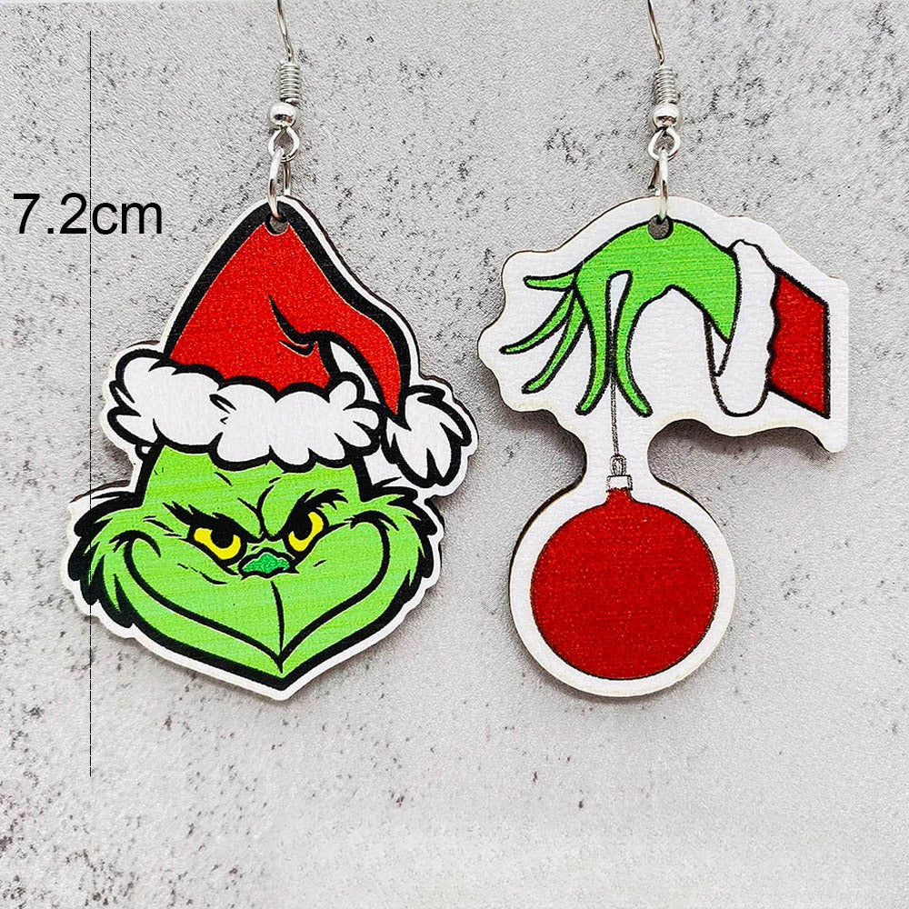 Wholesale Christmas Wood Earrings ACC-ES-AnDao009
