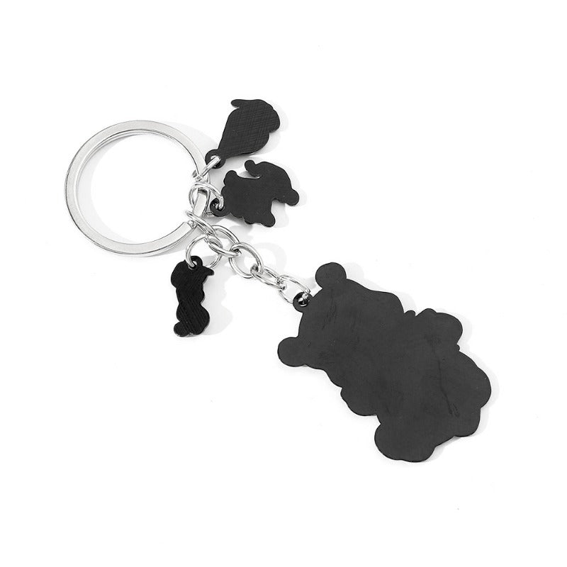 Wholesale Anime Cartoon Bear Alloy Pendant Keychain ACC-KC-Guangy001