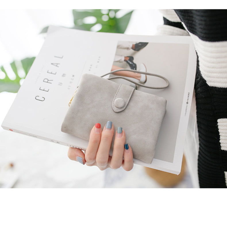 Wholesale Multi-card Frosted Short Wallet ACC-WT-Weiw002