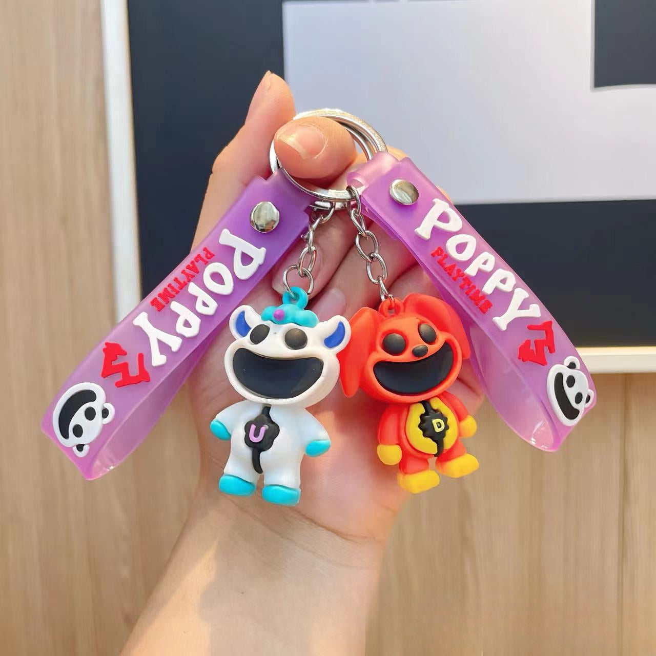 Wholesale Cartoon Cute Silicone Keychains ACC-KC-Qichu005
