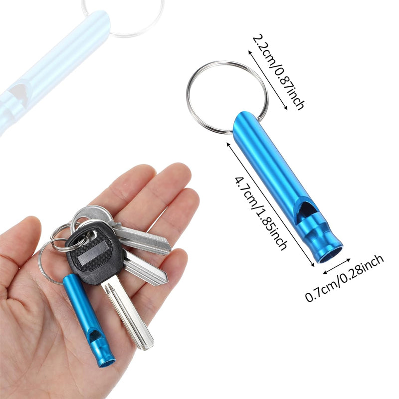 Wholesale Small Aluminum Alloy Whistle Lifesaving Whistle Referee Training Whistle Outdoor Portable Aluminum Alloy Whistle