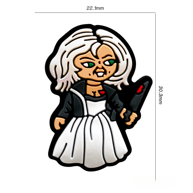 Wholesale 10pcs Halloween Horror Silicone Beads Focal Beads DIY Bead Pen Accessories ACC-BDS-WDX215