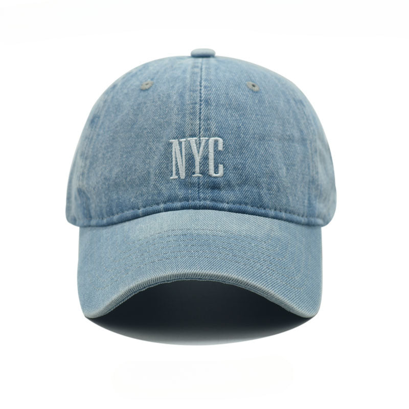 Wholesale Washed Embroidery Vintage Hat Embroidery Denim Baseball Cap ACC-HT-Xiny007