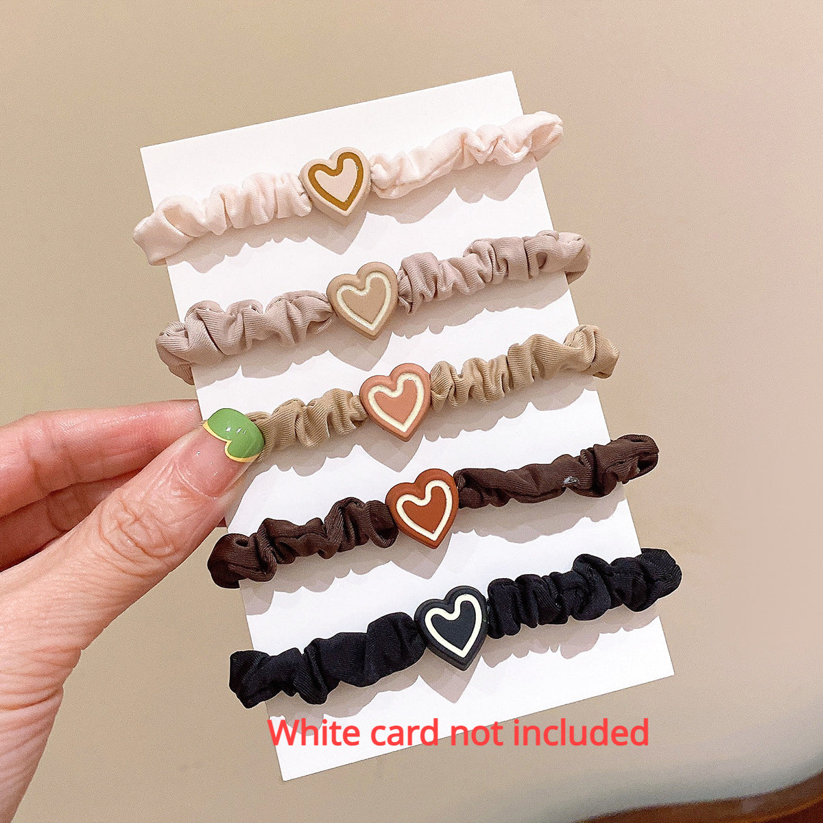 Wholesale 5pcs Braided Headband Hairband Leather Case Hair Scrunchies ACC-HS-Huidi004