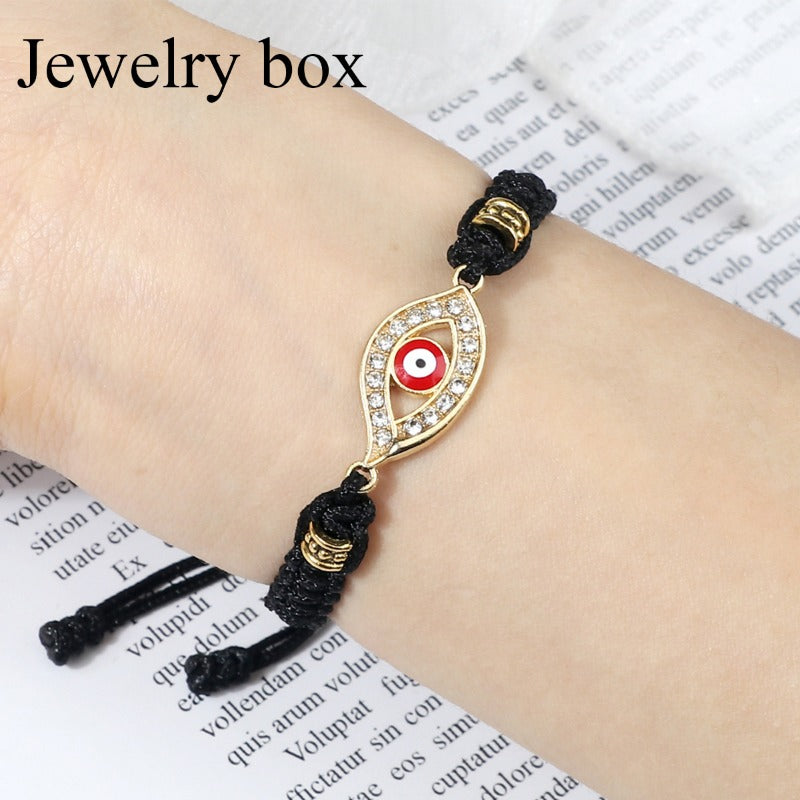 Wholesale Vintage Evil Eye Handmade Braided Bracelet ACC-BT-Xinh003