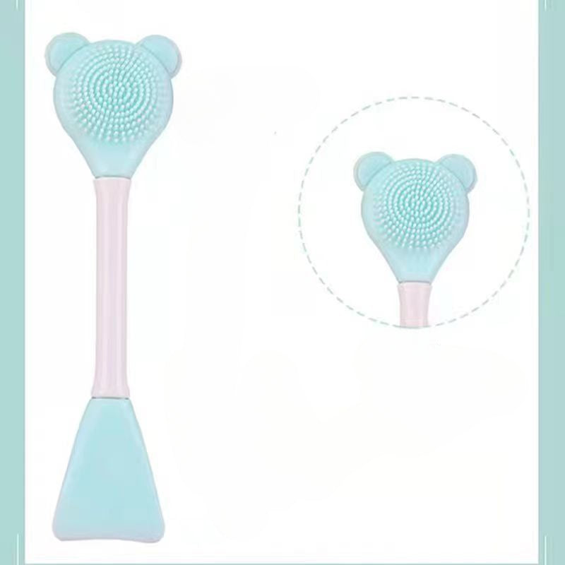 Wholesale Double Head Facial Mask Brush Mud Mask Brush Makeup Brush ACC-MB-Ruij003