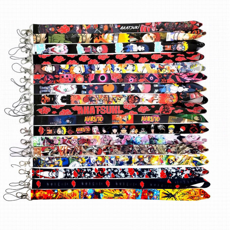 Wholesale Cartoon Anime Mobile Phone Strap Long Badge Camera Strap Neck Hanging Keychains ACC-KC-Zhans003