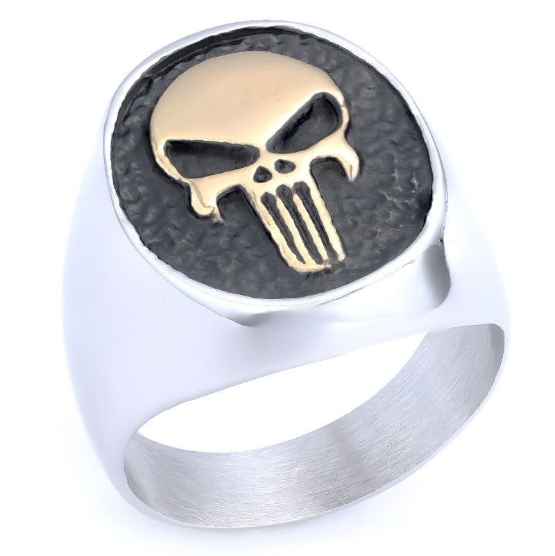 Wholesale Stainless Steel No Fading Vintage Rings ACC-RS-Moer012