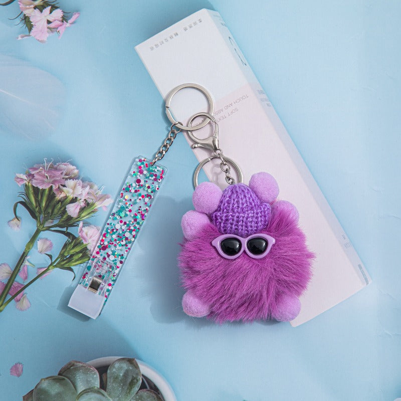 Wholesale ATM Contactless Card Reader Long Nail Card Reader Pom Keychain ACC-KC-JinHao006