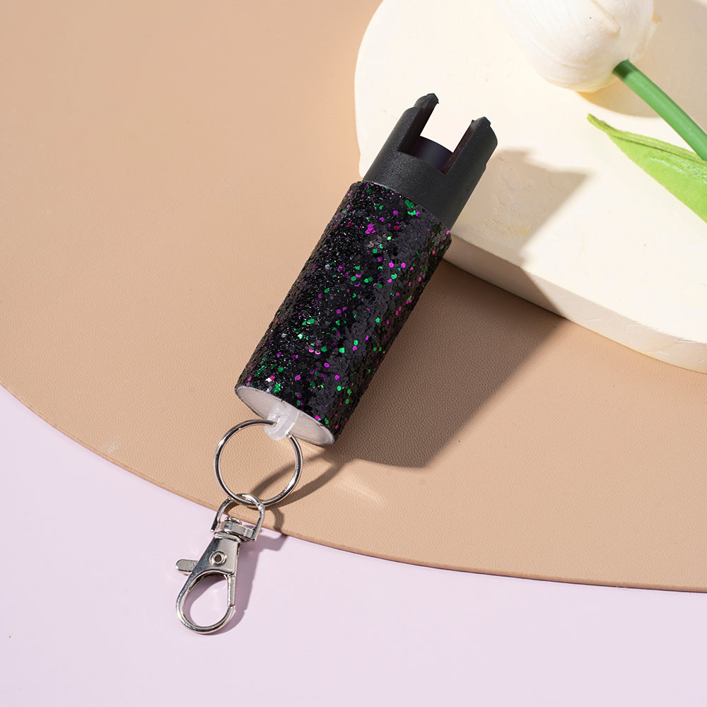 Wholesale Portable Push-on Glitter Sequin Keychains ACC-KC-ZhiYa061