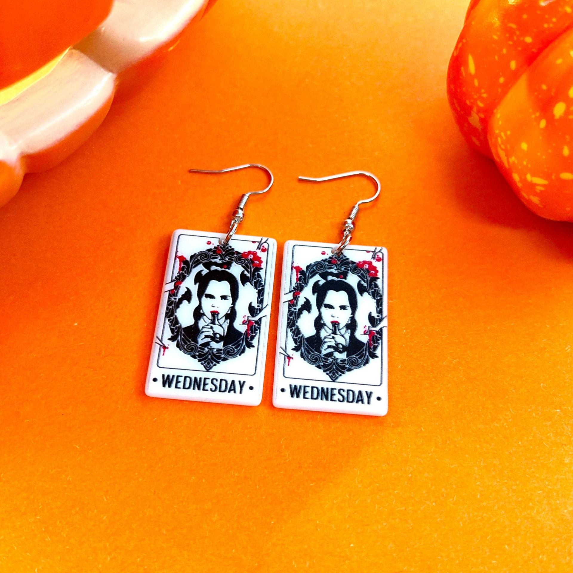 Wholesale Vintage Tarot Acrylic Earrings ACC-ES-Xizhao014