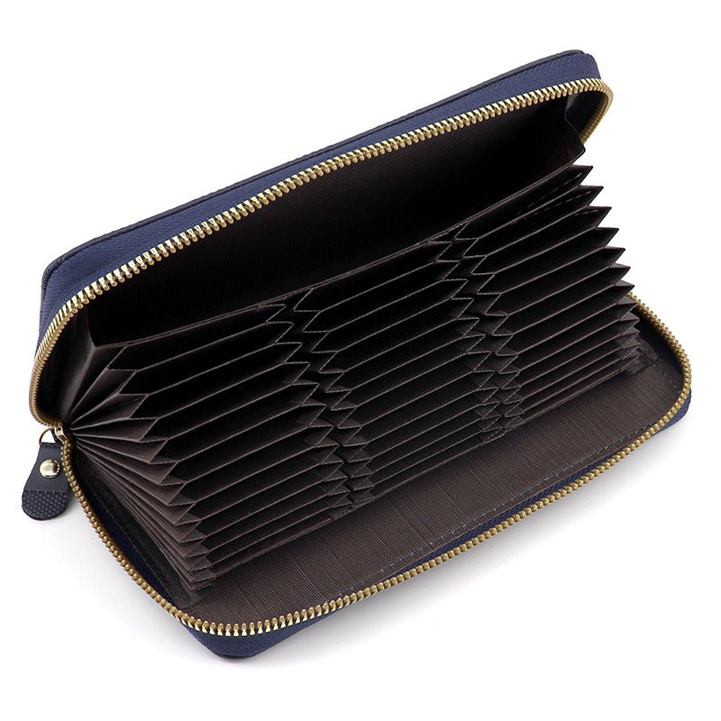 Wholesale Solid Color Simple Accordion Bag Large Capacity Wallet  ACC-WT-BiLH007