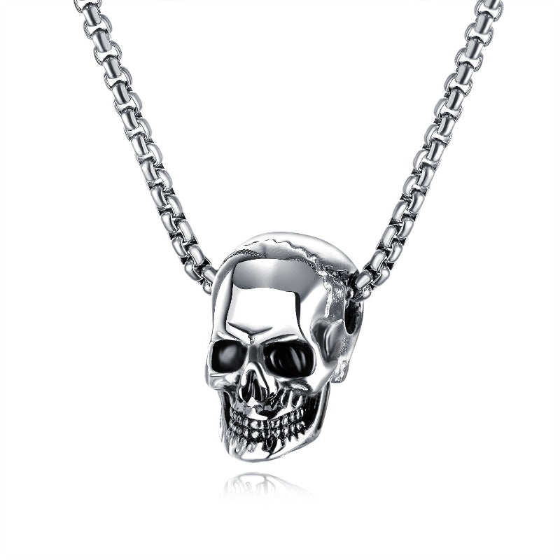 Wholesale Punk Men's Necklace Skull Alloy Necklaces ACC-NE-XuanChao003