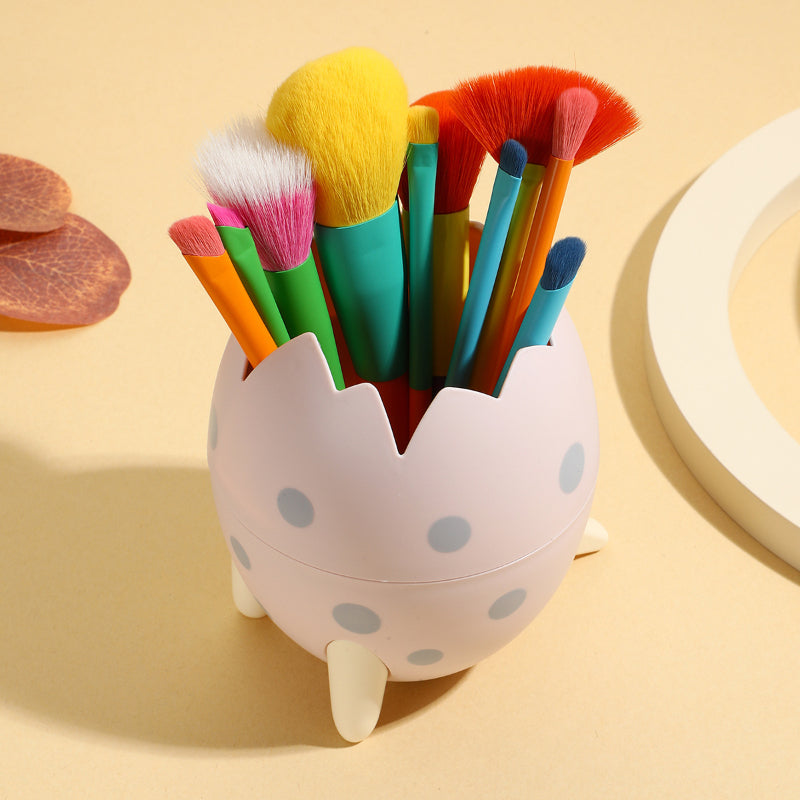 Wholesale Colorful 10pcs/set Loose Powder Eyeshadow Makeup Brush Set ACC-MB-Feim002