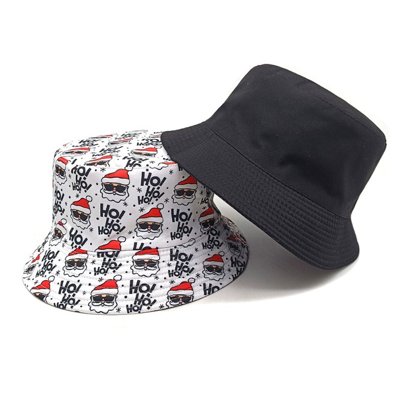 Wholesale Christmas Santa Claus Snowflake Bucket Hat ACC-HT-ShunMa020