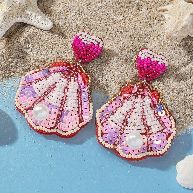 Wholesale Ocean Beach Holiday Style Earrings ACC-ES-JunJie020