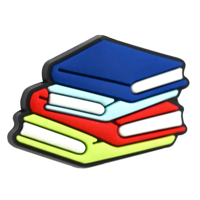 Wholesale Random 100pcs Cartoon Image PVC Soft Glue Focal Beads DIY Beaded Pen Accessories  ACC-BDS-RYY014