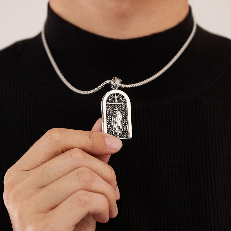 Wholesale Punk Style Stainless Steel Cross Necklace ACC-NE-OPK006