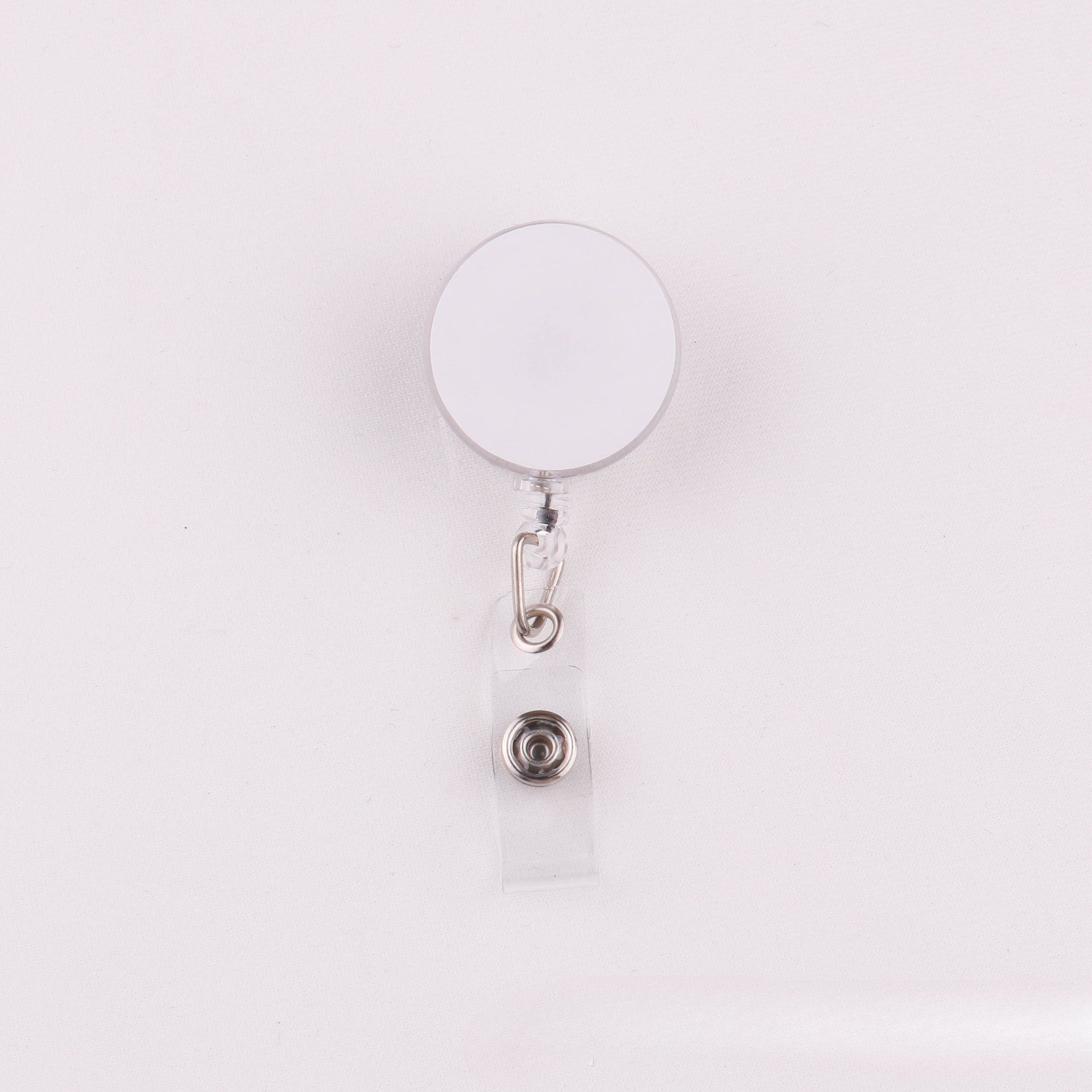 Wholesale 10pcs Glossy Flat Surface with Backing Sticker DIY Badge Reels Retractable Keychains ACC-KC-OuYe001