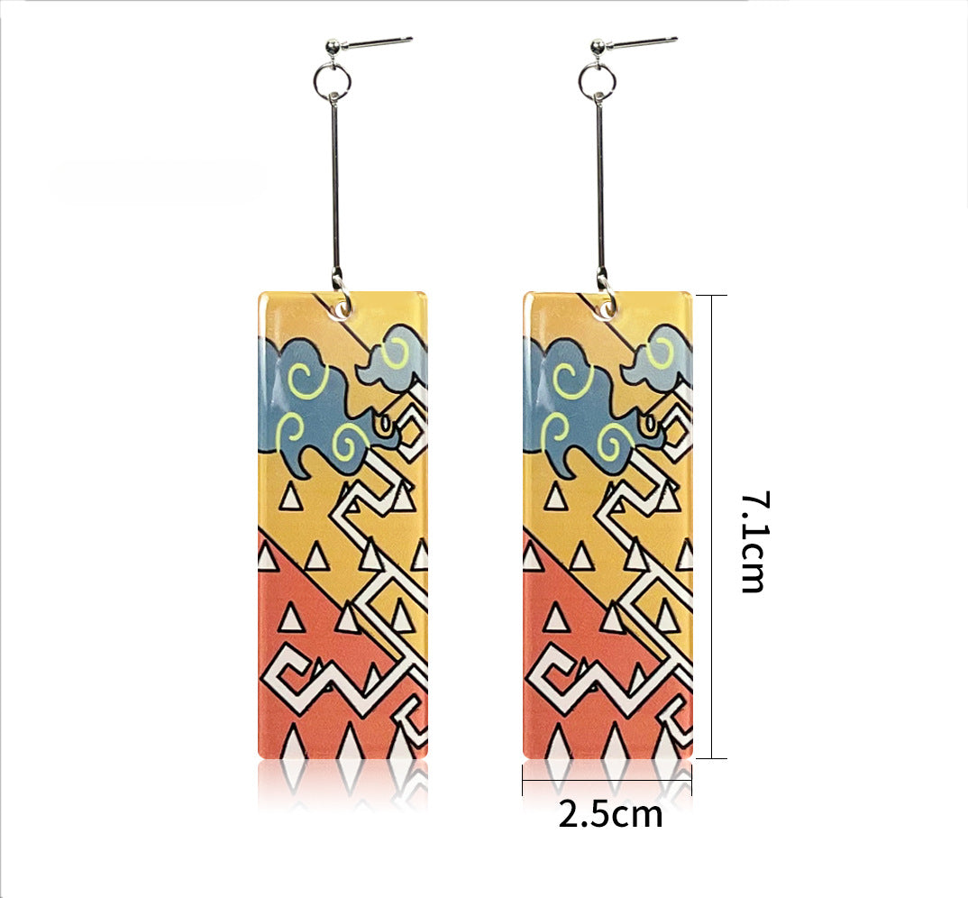 Wholesale Cartoon Anime Butterfly Acrylic Earrings ACC-ES-Jiay011