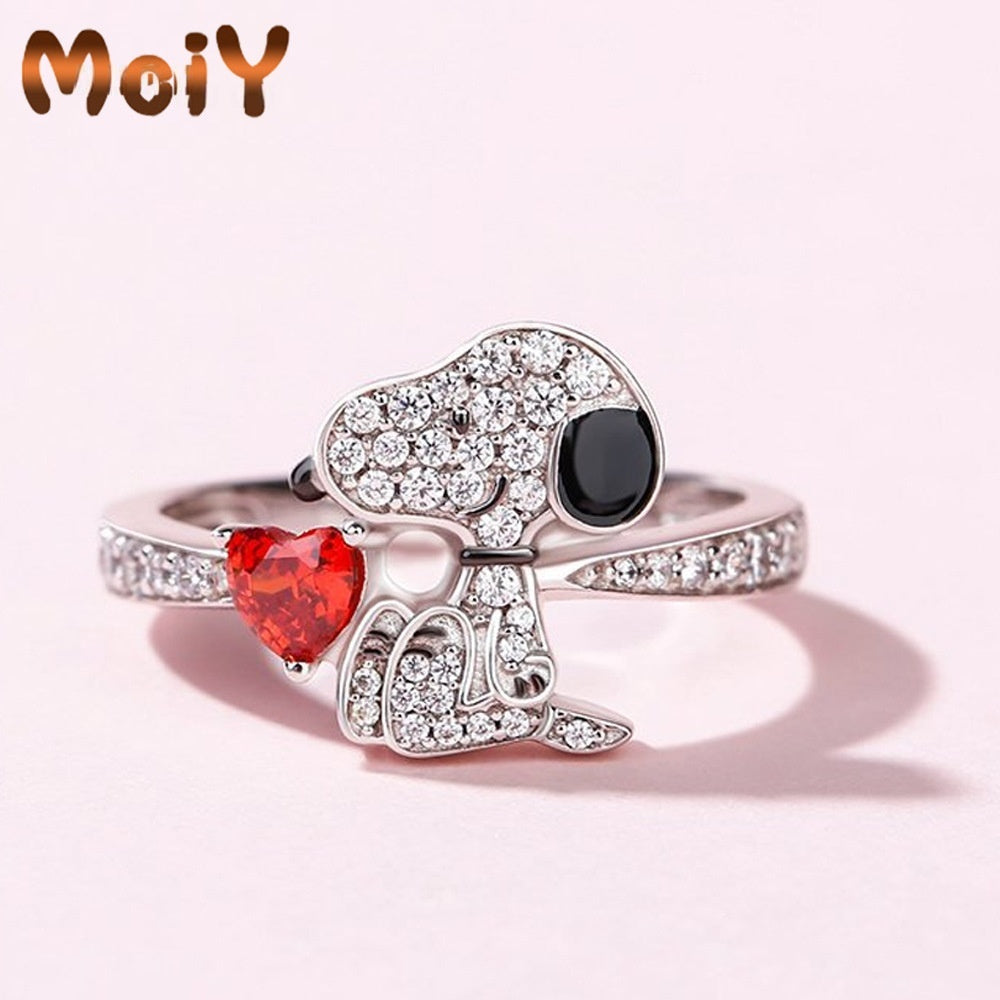 Wholesale Cute  Ring Electroplated Dot Design Boutique Resale Jewelry Accessory