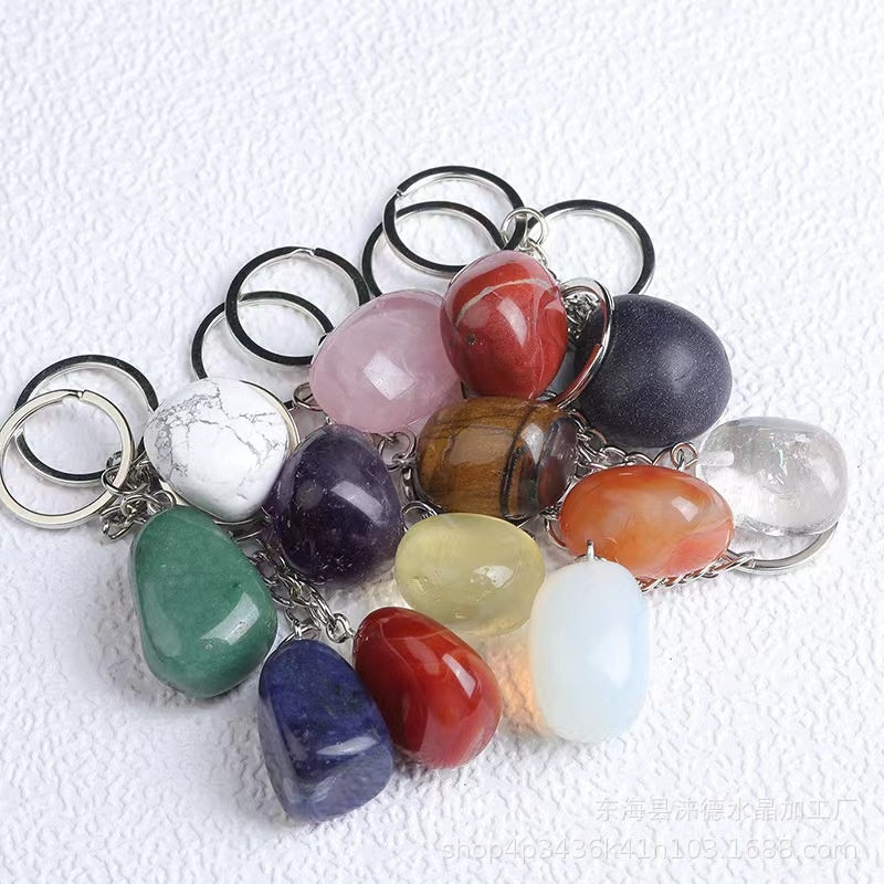Wholesale Modern Minimalist Purple Crystal Keychain Chic Bag Charm &  Car Key Accessory
