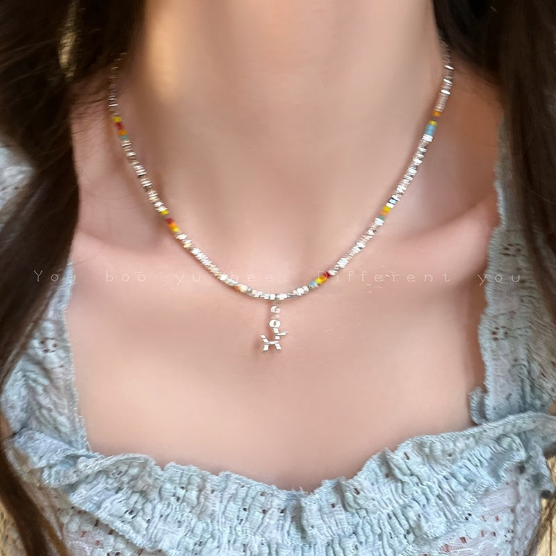 Wholesale Colorful Balloon Dog Pendant Necklace Women S Layering Jewelry Fashion Accessory Gift Boutique Resale