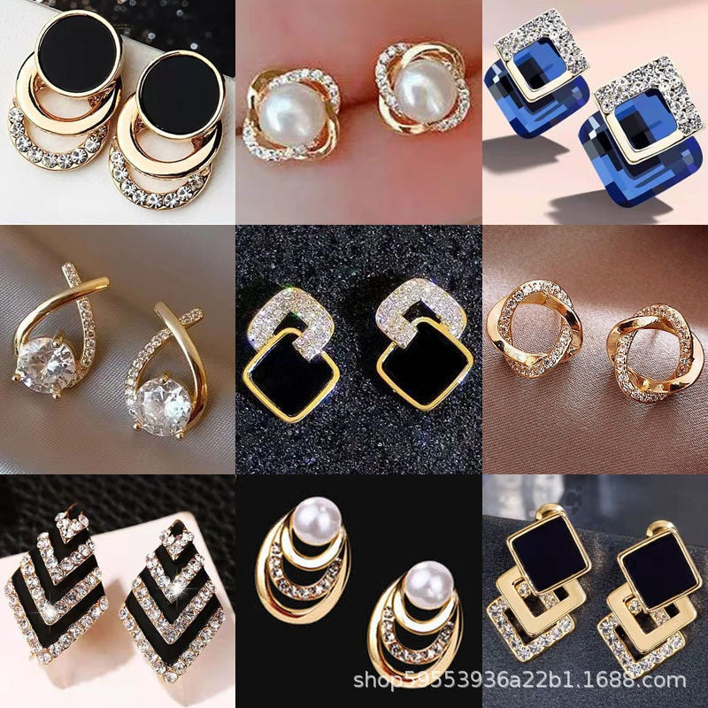 Wholesale Fairy Wind Style Square Earrings Fashion Accessory for Women