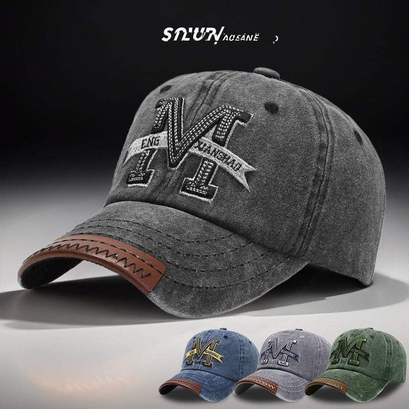 Wholesale Embroidered Distressed Denim Baseball Cap Fashion Accessory Party Cap