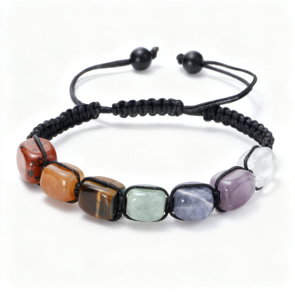 Wholesale Colorful Natural Agate Beaded Bracelet Handmade Unisex Fashion Jewelry Accessory For Everyday Wear
