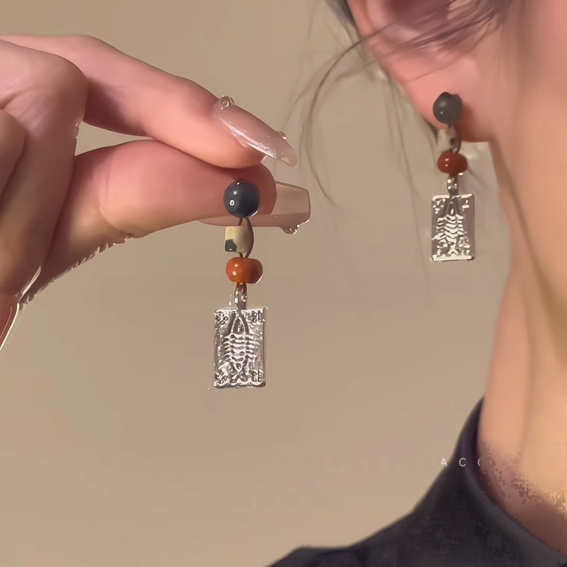 Wholesale Chinese Style Retro Alloy Earrings for Women Party Wear Fashion Accessory