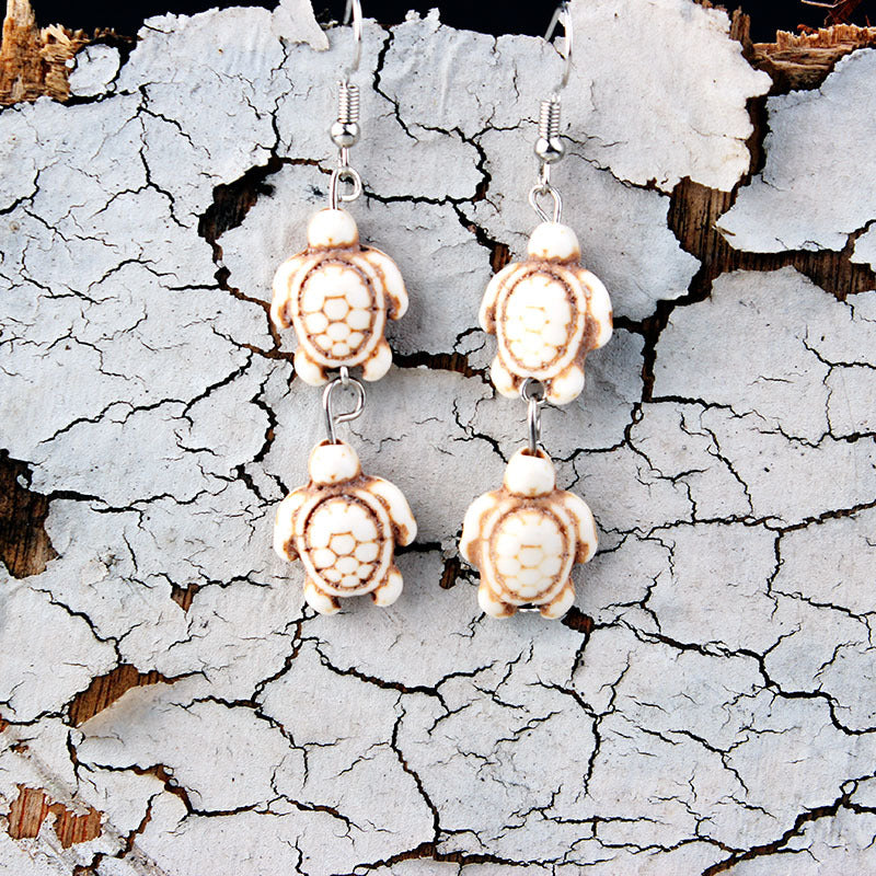 Wholesale Bohemian Turquoise Turtle Earrings ACC-ES-LinDa001