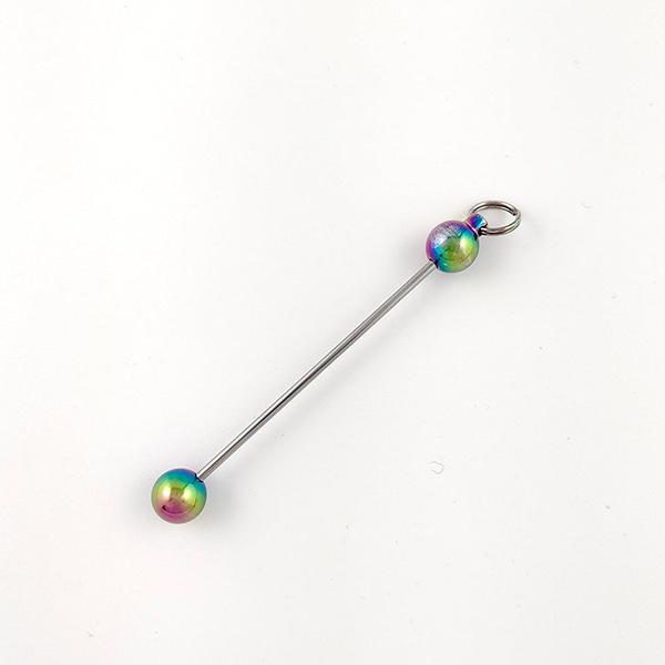 Wholesale DIY Beaded Metal Keychain Bar