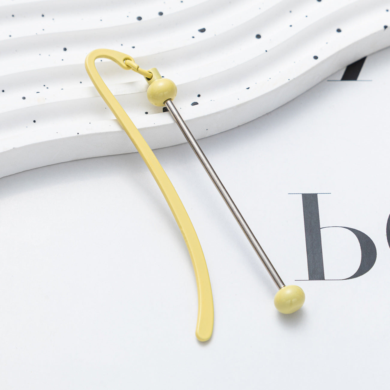 Wholesale Candy Color Beadable Bookmarks Metal DIY For Beaded Bar ACC-BM-HuaH001