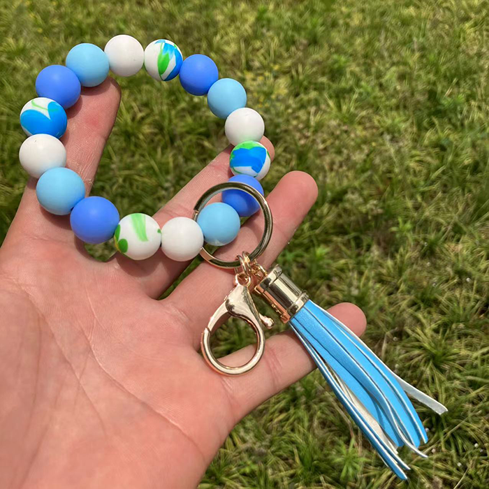 Couplette de bracelet en silicone en silicone en silicone léopard