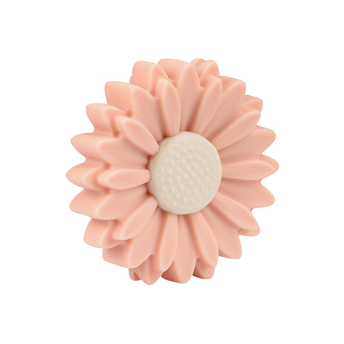 Wholesale 10pcs Daisy Flower Beads Food Grade DIY Beads Silicone
